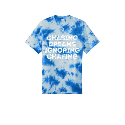 CHASING DREAMS (White) - Short Sleeve Tie Dye Cotton Tee