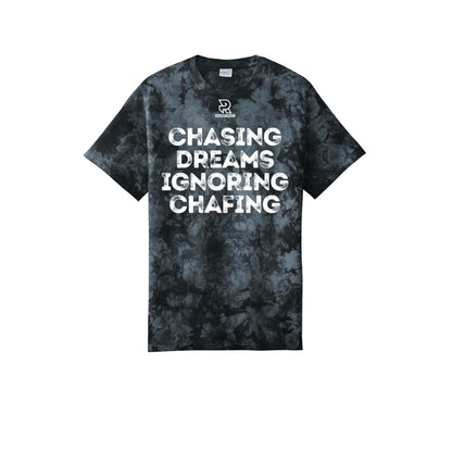 CHASING DREAMS (White) - Short Sleeve Tie Dye Cotton Tee