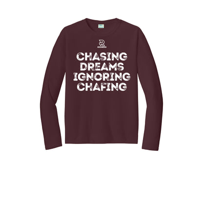 CHASING DREAMS (White) - Long Sleeve Performance Tee