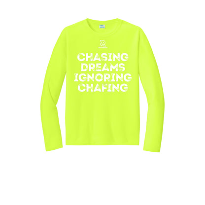 CHASING DREAMS (White) - Long Sleeve Performance Tee