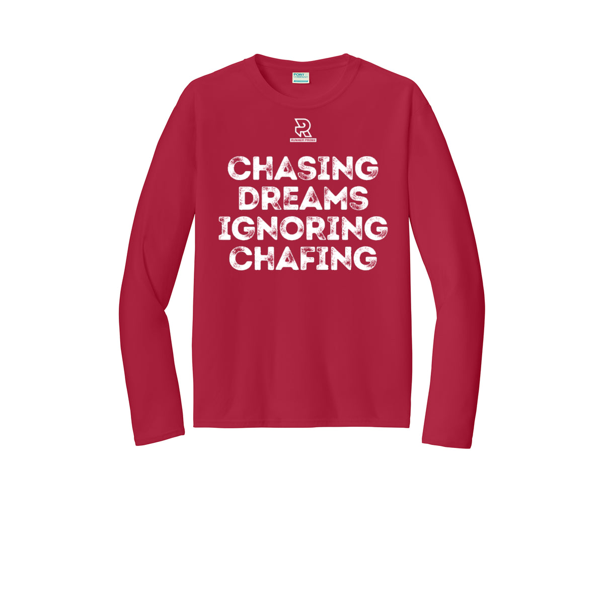 CHASING DREAMS (White) - Long Sleeve Performance Tee