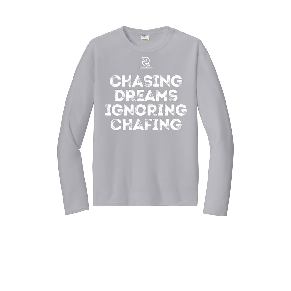 CHASING DREAMS (White) - Long Sleeve Performance Tee