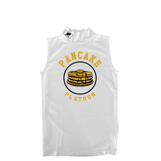 PANCAKE PLATOON - Mock Neck Sleeveless Compression Top