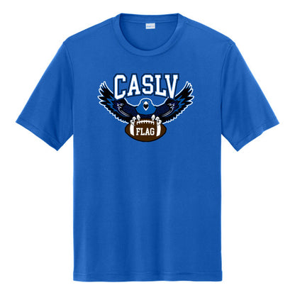 Coral Academy Flag Football Short Sleeve Performance Tee 2025 (A)