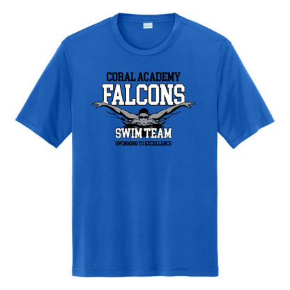 Coral Academy Swim Performance Tee 2026