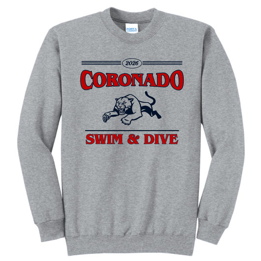 Coronado Swim & Dive Team Crewneck