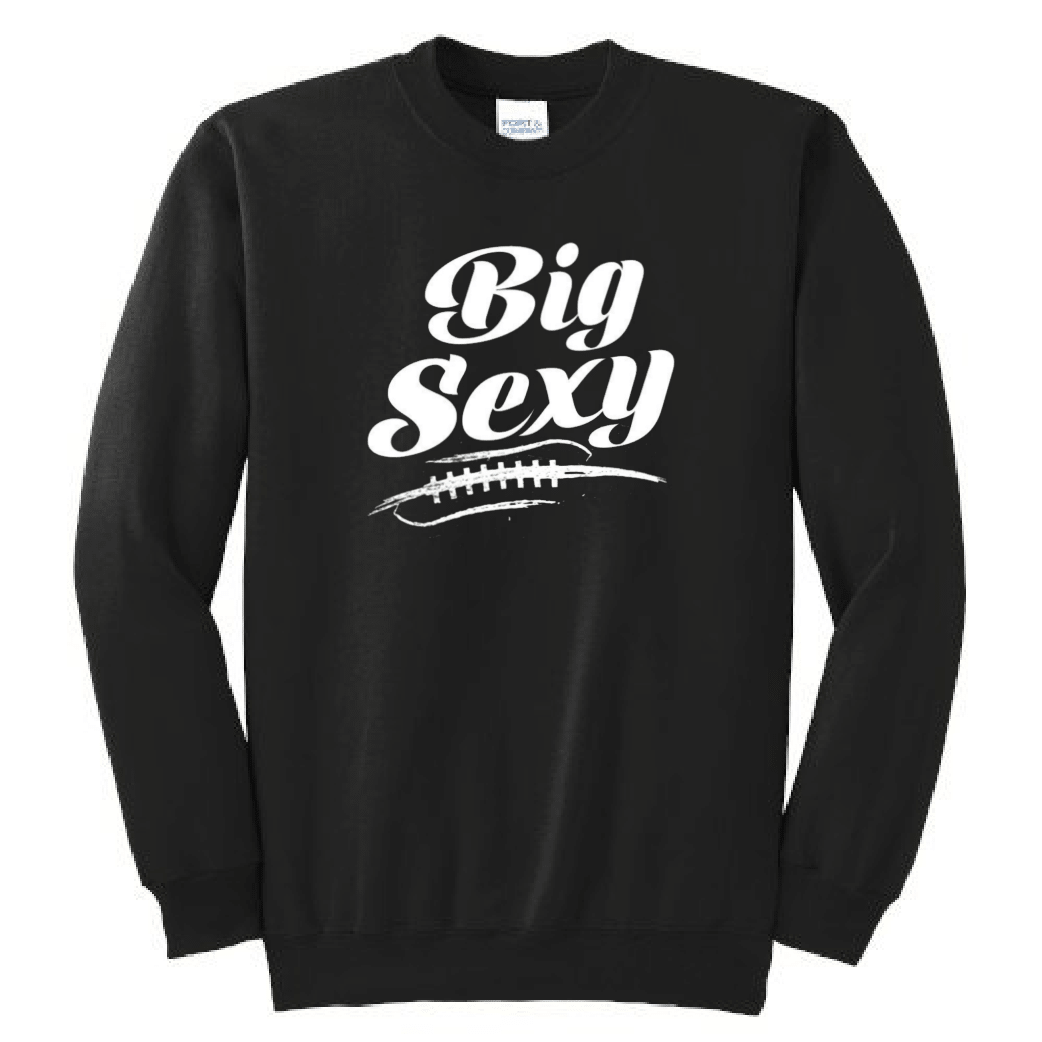 BIG SEXY (White) (A) - Crewneck