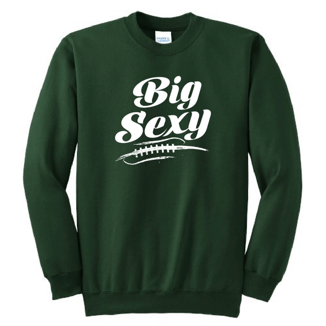 BIG SEXY (White) (A) - Crewneck