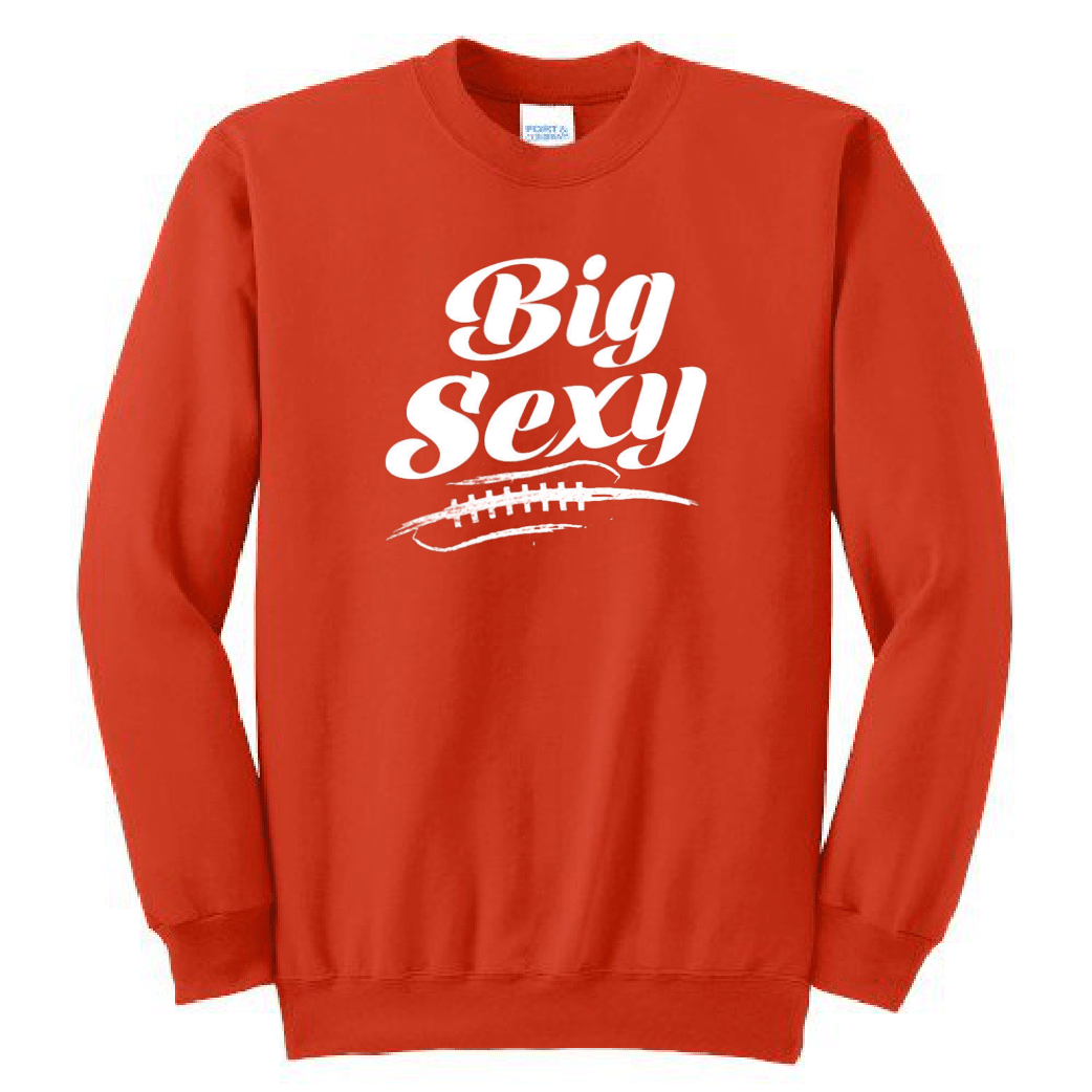 BIG SEXY (White) (A) - Crewneck