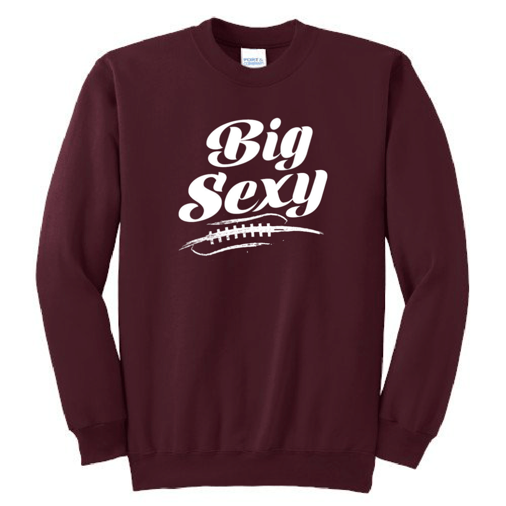 BIG SEXY (White) (A) - Crewneck