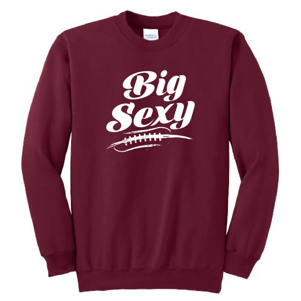 BIG SEXY (White) (A) - Crewneck