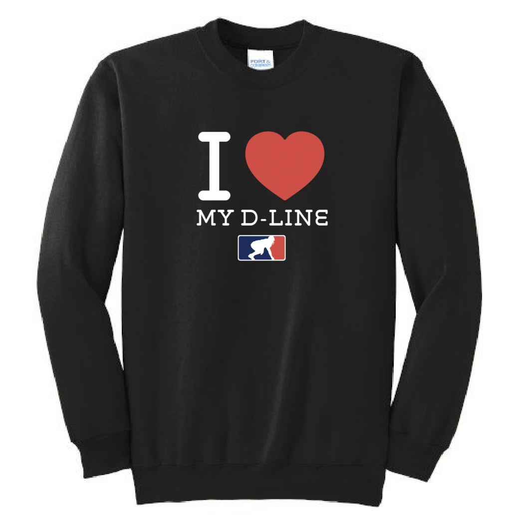 I <3 MY D-LINE - Crewneck