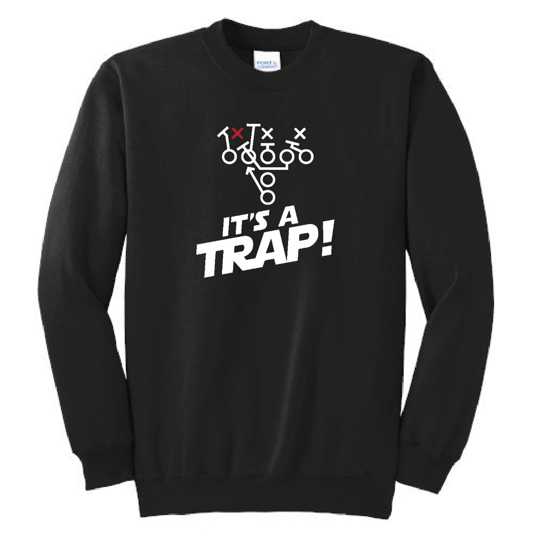 ITS A TRAP! (White) - Crewneck