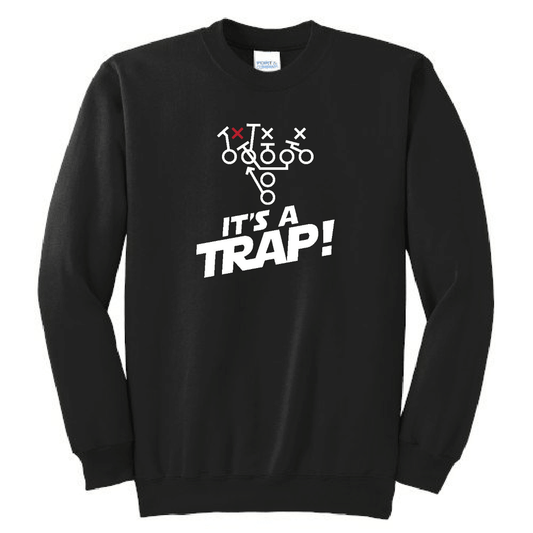 ITS A TRAP! (White) - Crewneck