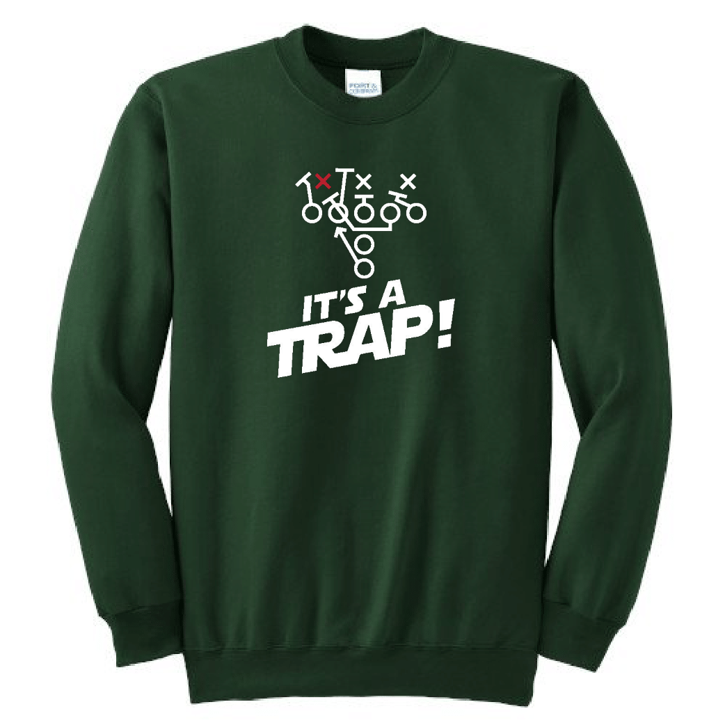 ITS A TRAP! (White) - Crewneck