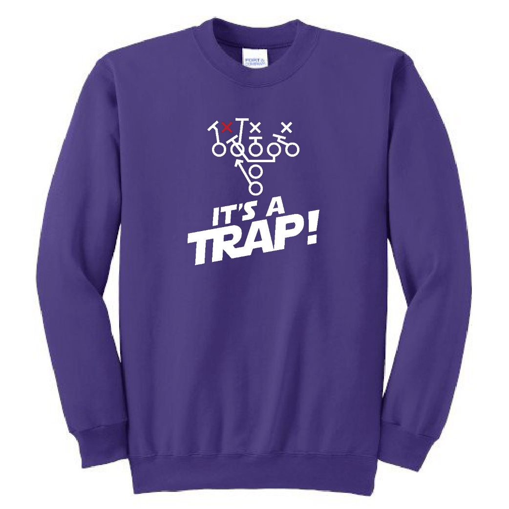 ITS A TRAP! (White) - Crewneck