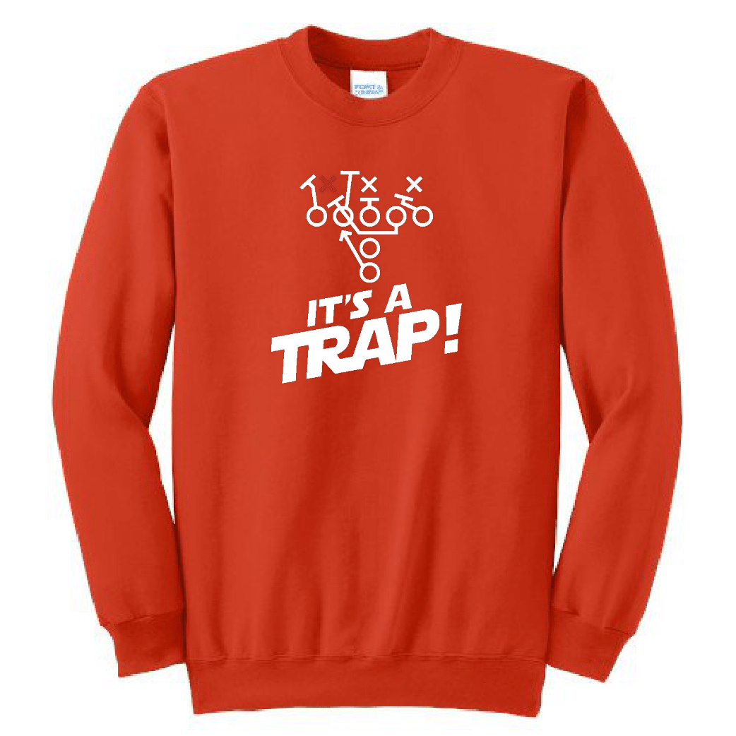 ITS A TRAP! (White) - Crewneck