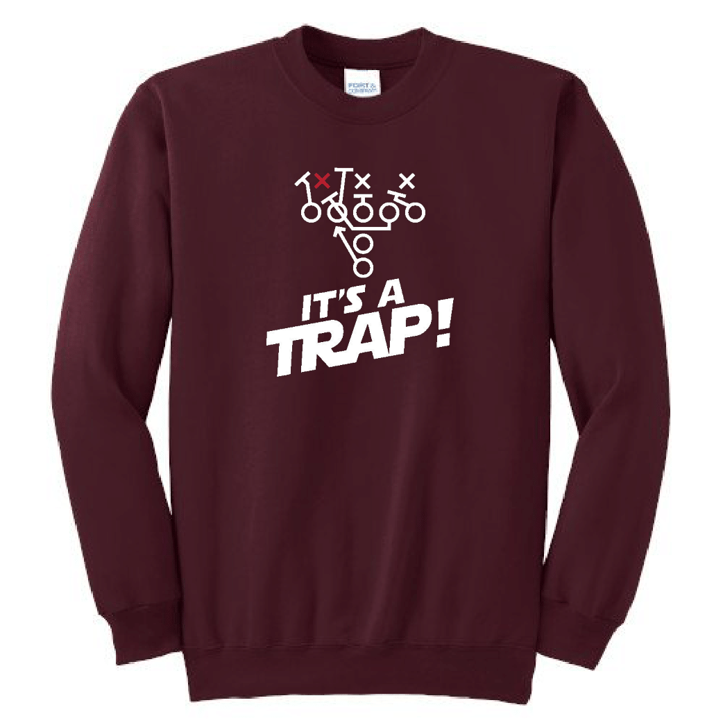 ITS A TRAP! (White) - Crewneck