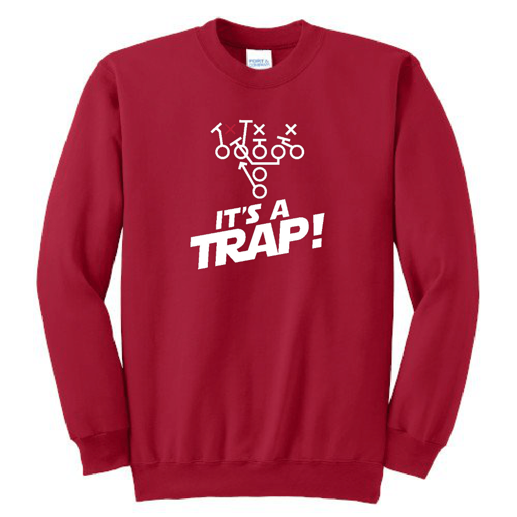 ITS A TRAP! (White) - Crewneck