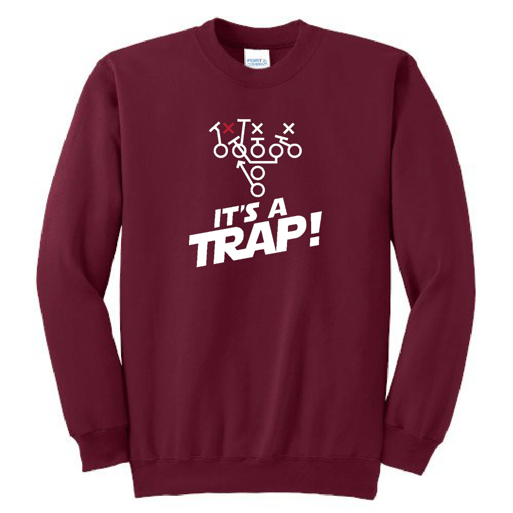 ITS A TRAP! (White) - Crewneck