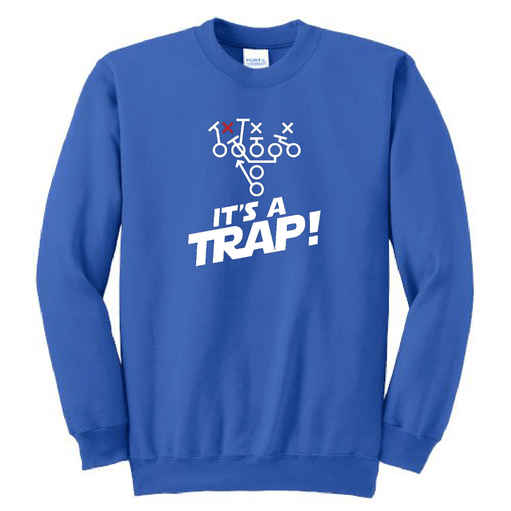 ITS A TRAP! (White) - Crewneck