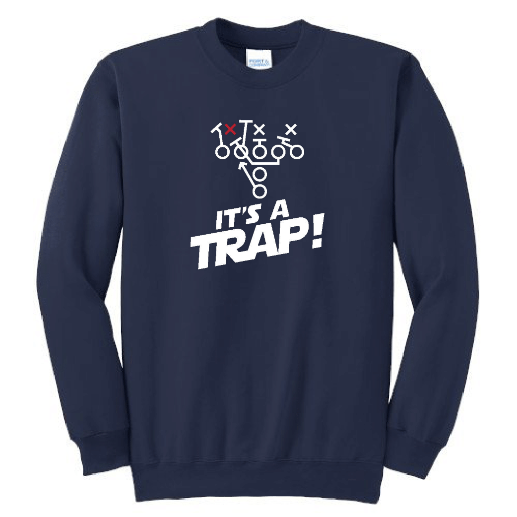 ITS A TRAP! (White) - Crewneck