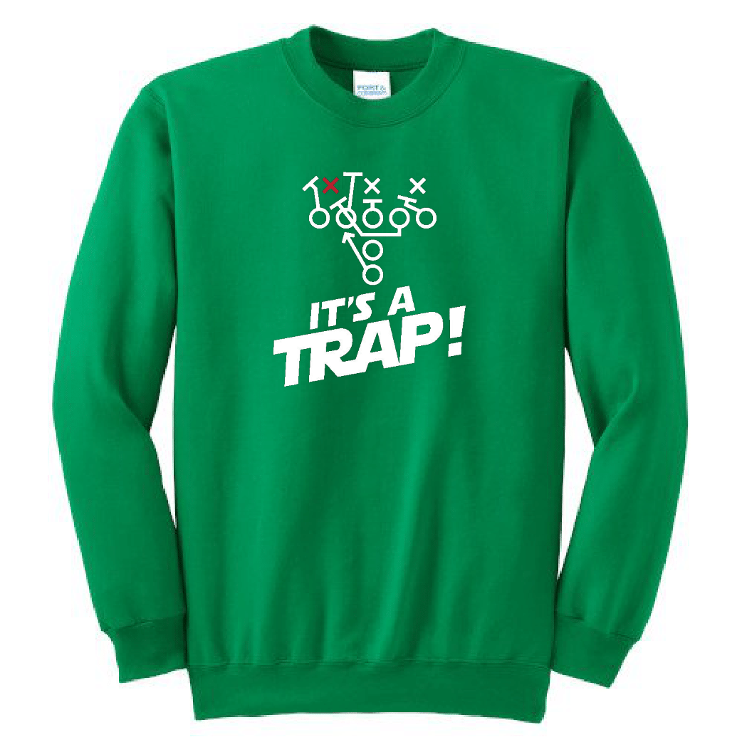 ITS A TRAP! (White) - Crewneck