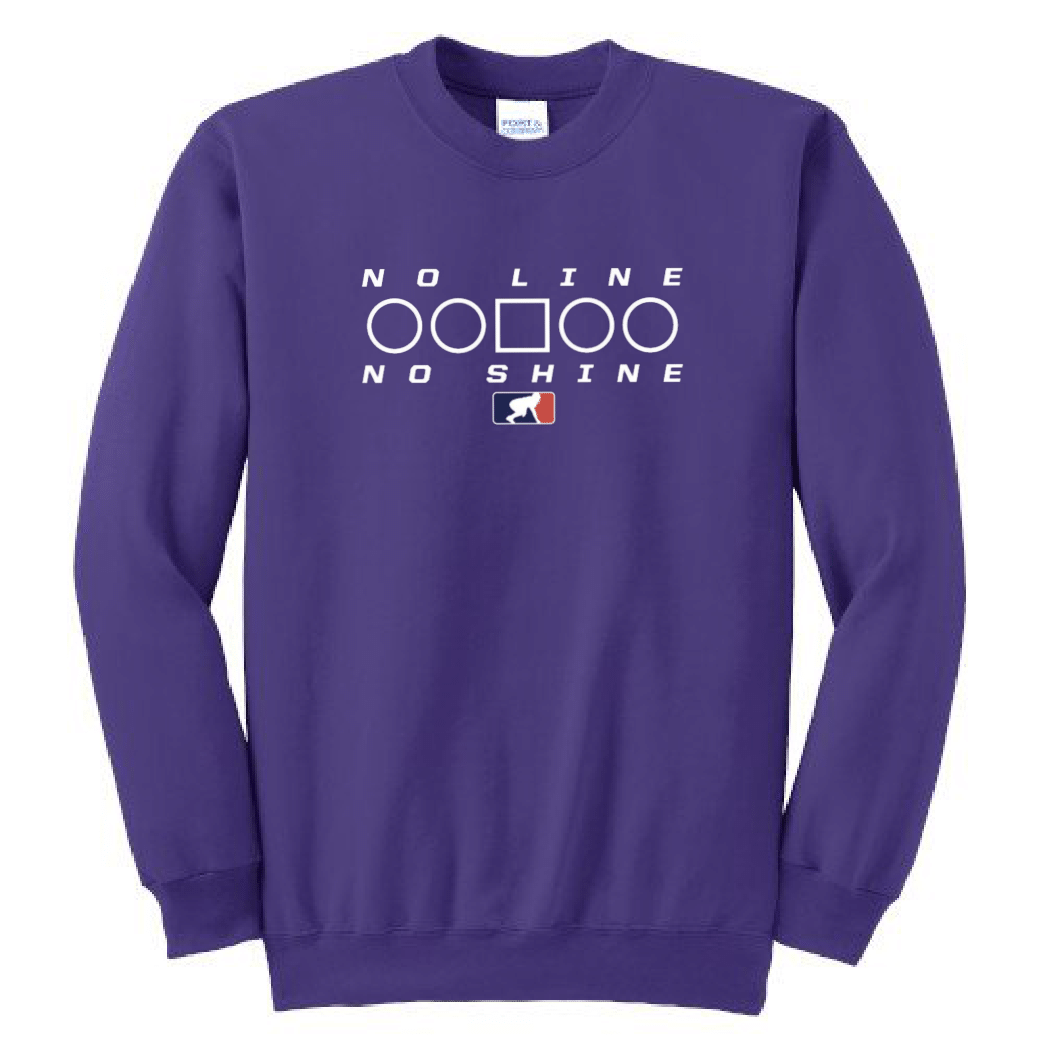 NO LINE NO SHINE TOO - Crewneck