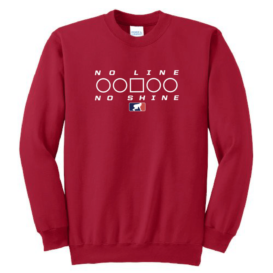 NO LINE NO SHINE TOO - Crewneck