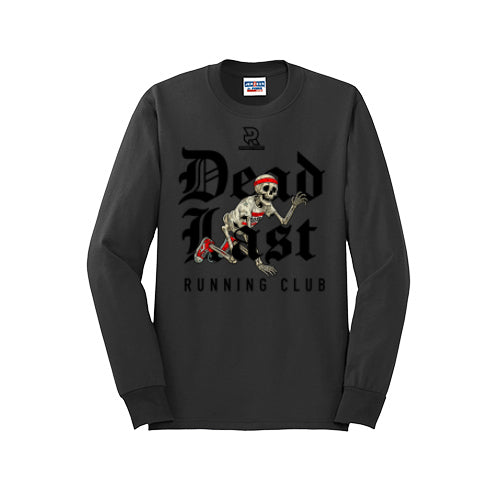 DEAD LAST (Black) - Long Sleeve 50/50 Tee