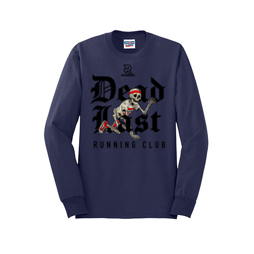 DEAD LAST (Black) - Long Sleeve 50/50 Tee