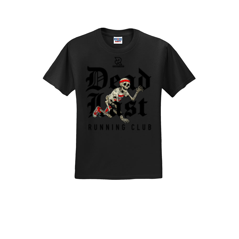 DEAD LAST (Black) - Short Sleeve 50/50 Tee