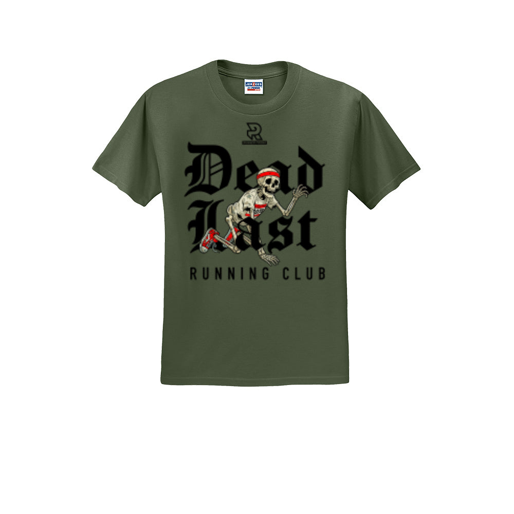 DEAD LAST (Black) - Short Sleeve 50/50 Tee