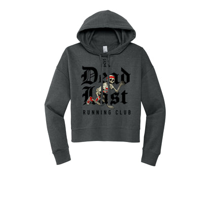 DEAD LAST (Black) - Womens Fleece Hoodie