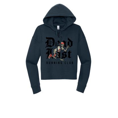 DEAD LAST (Black) - Womens Fleece Hoodie