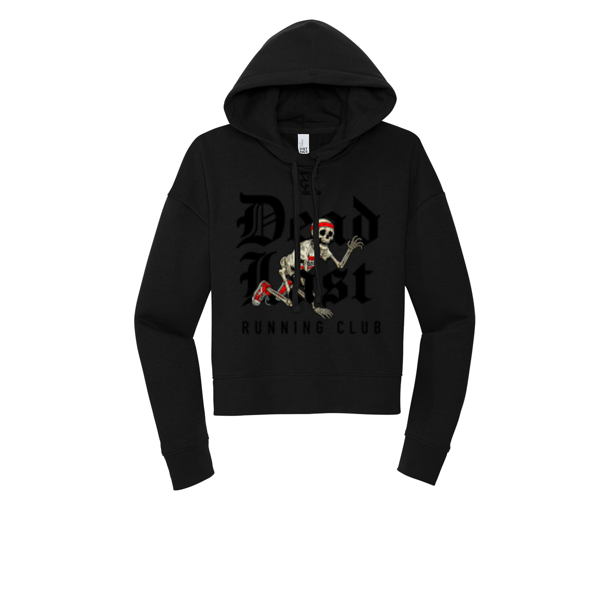 DEAD LAST (Black) - Womens Fleece Hoodie