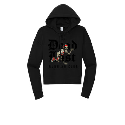 DEAD LAST (Black) - Womens Fleece Hoodie