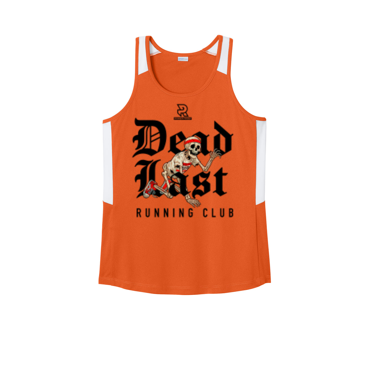 DEAD LAST (Black) - Womens Club Track Tank