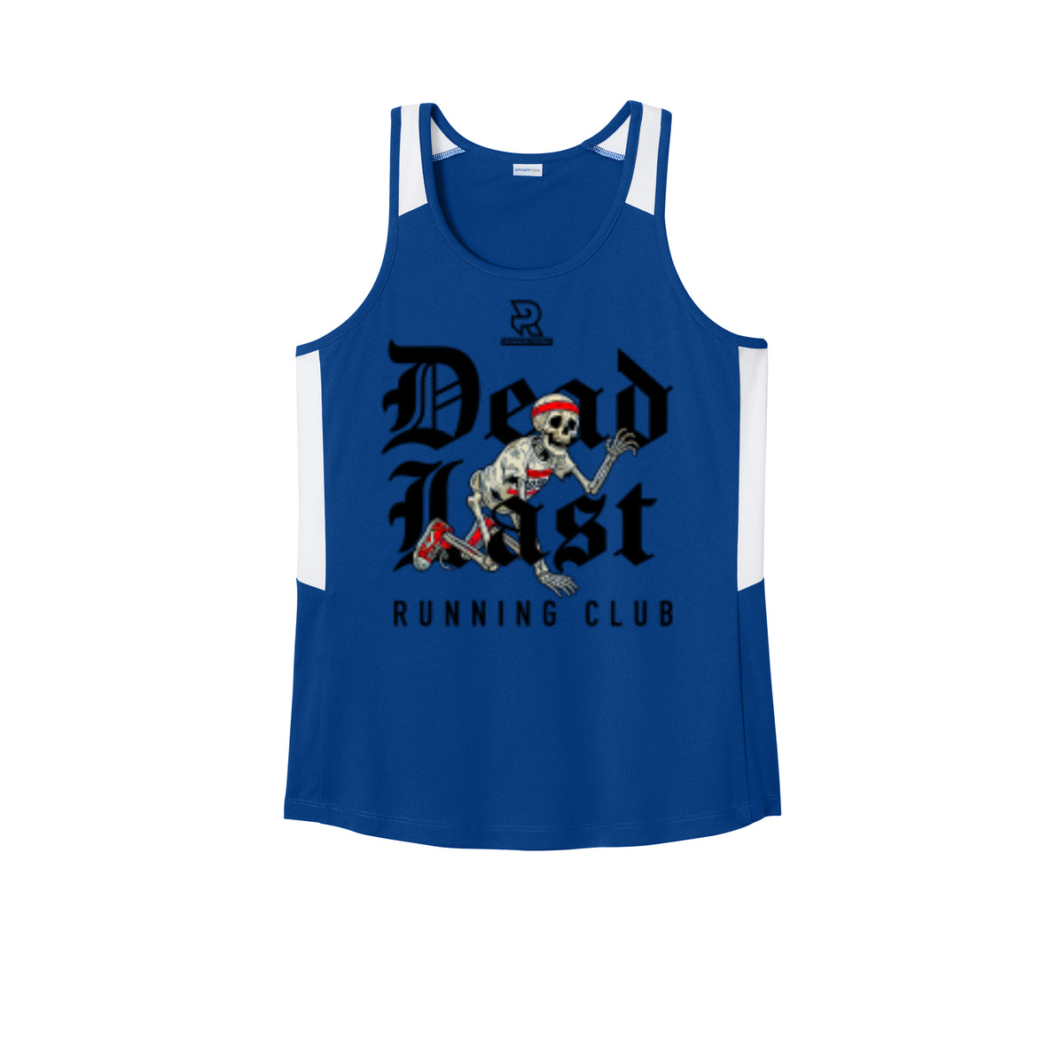 DEAD LAST (Black) - Womens Club Track Tank