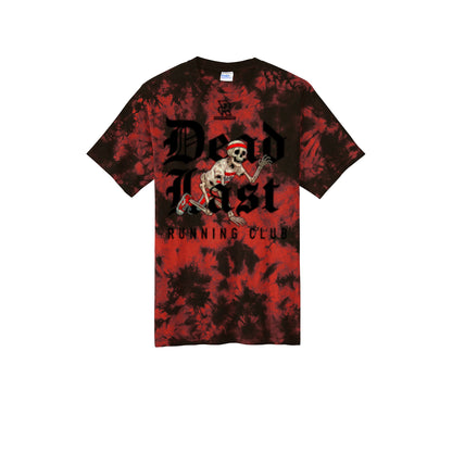DEAD LAST (Black) - Short Sleeve Tie Dye Cotton Tee