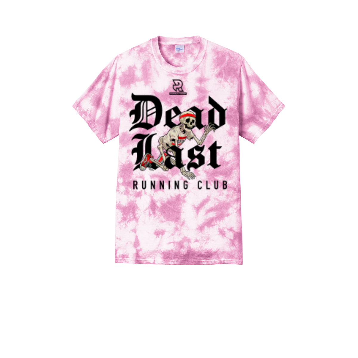 DEAD LAST (Black) - Short Sleeve Tie Dye Cotton Tee
