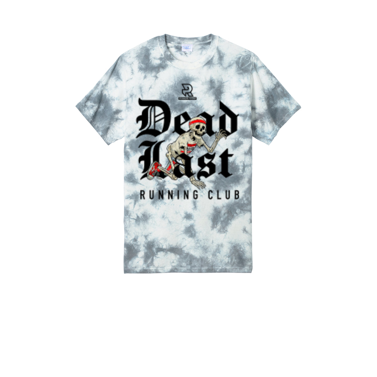DEAD LAST (Black) - Short Sleeve Tie Dye Cotton Tee