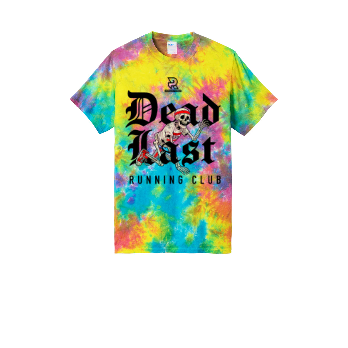 DEAD LAST (Black) - Short Sleeve Tie Dye Cotton Tee