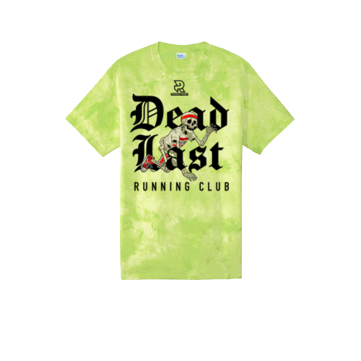 DEAD LAST (Black) - Short Sleeve Tie Dye Cotton Tee