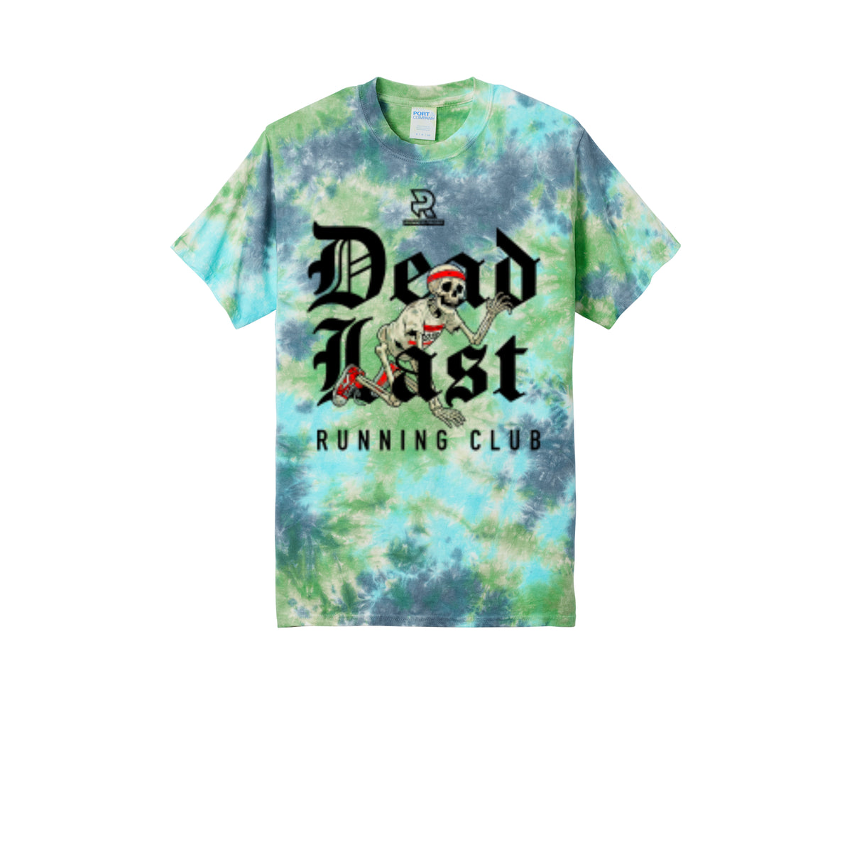 DEAD LAST (Black) - Short Sleeve Tie Dye Cotton Tee