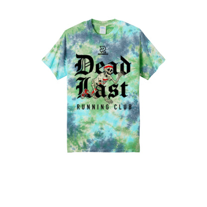 DEAD LAST (Black) - Short Sleeve Tie Dye Cotton Tee