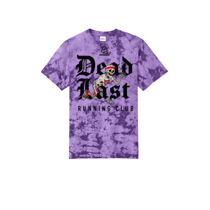 DEAD LAST (Black) - Short Sleeve Tie Dye Cotton Tee