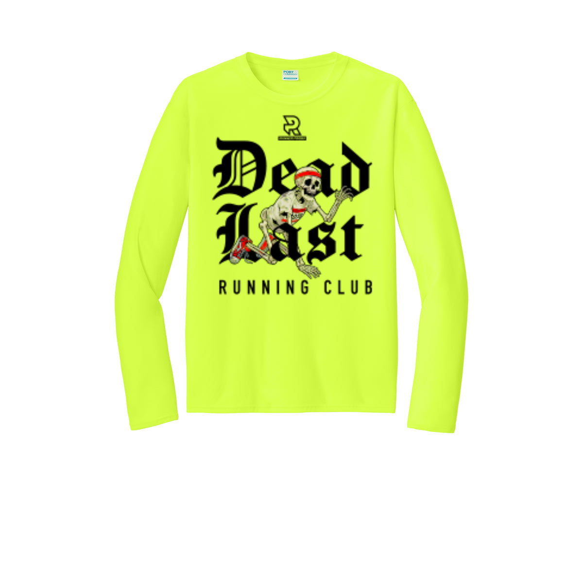 DEAD LAST (Black) - Long Sleeve Performance Tee