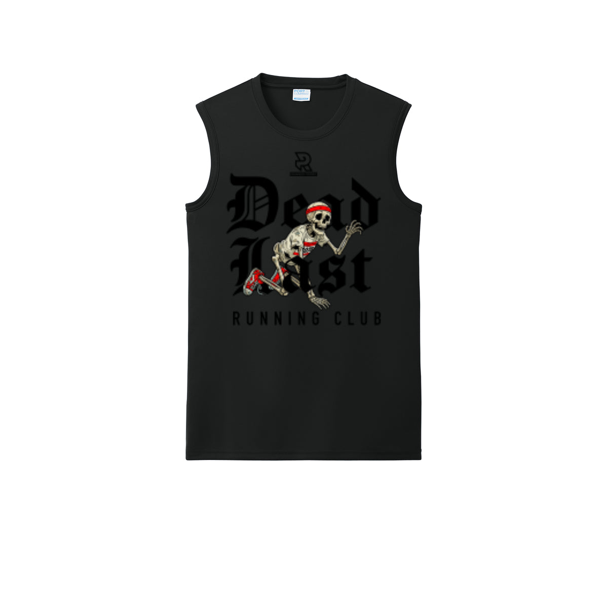 DEAD LAST (Black) - Sleeveless Performance Tee