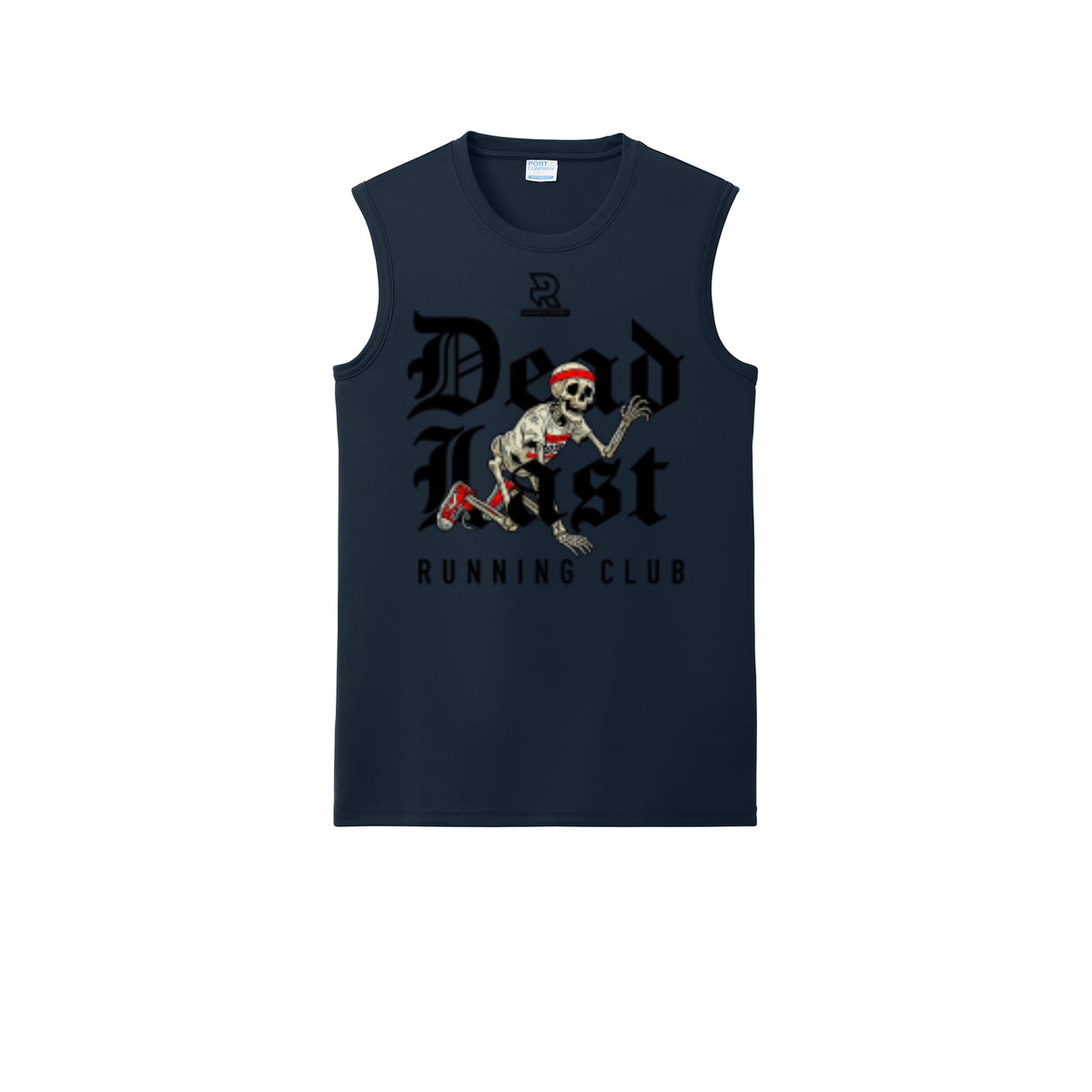 DEAD LAST (Black) - Sleeveless Performance Tee